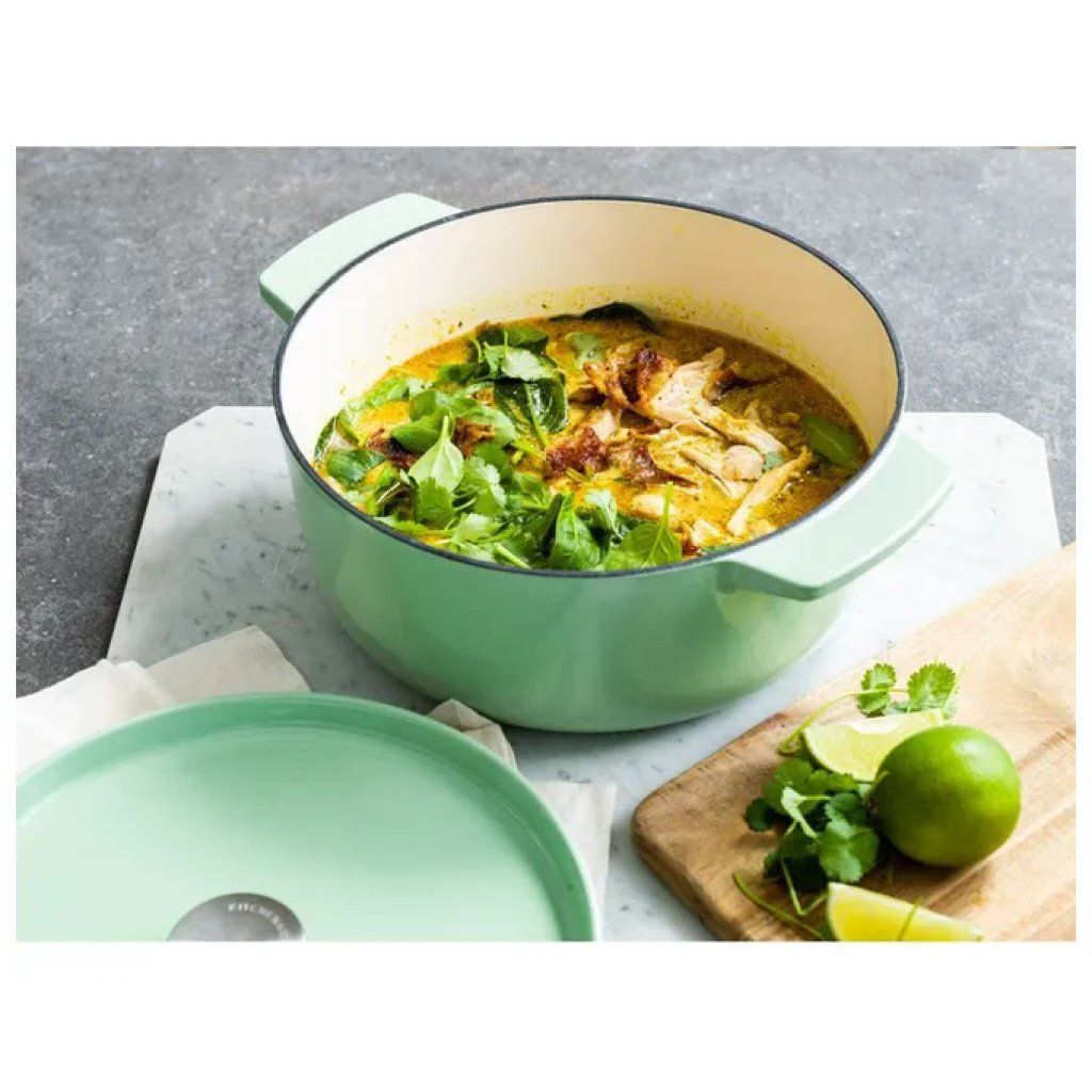 KitchenAid CC007434-001 Casseruola in Ghisa 5,2 L Verde