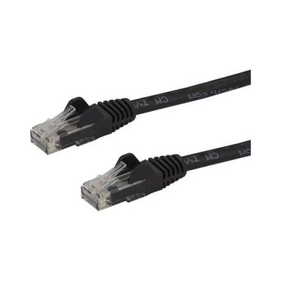 STARTECH.COM Cavo Ethernet Patch StarTech.com Cat6 UTP Nero, 15 m