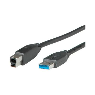 ITB SOLUTION ROLINE 11.02.8871 Cavo USB 3.2 Gen 1 A-B, 3 m, Nero