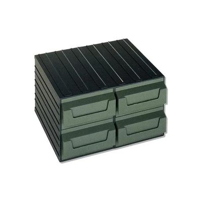 Terry N 7 4C Servo – Cassettiera modulare verde a 4 cassetti