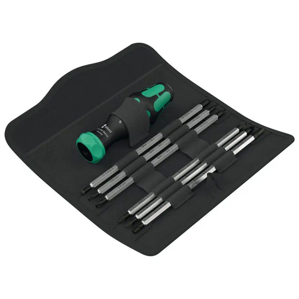 Wera Kraftform Kompakt Vario 05051540001 – Set di cacciaviti a cricchetto, 7 pezzi