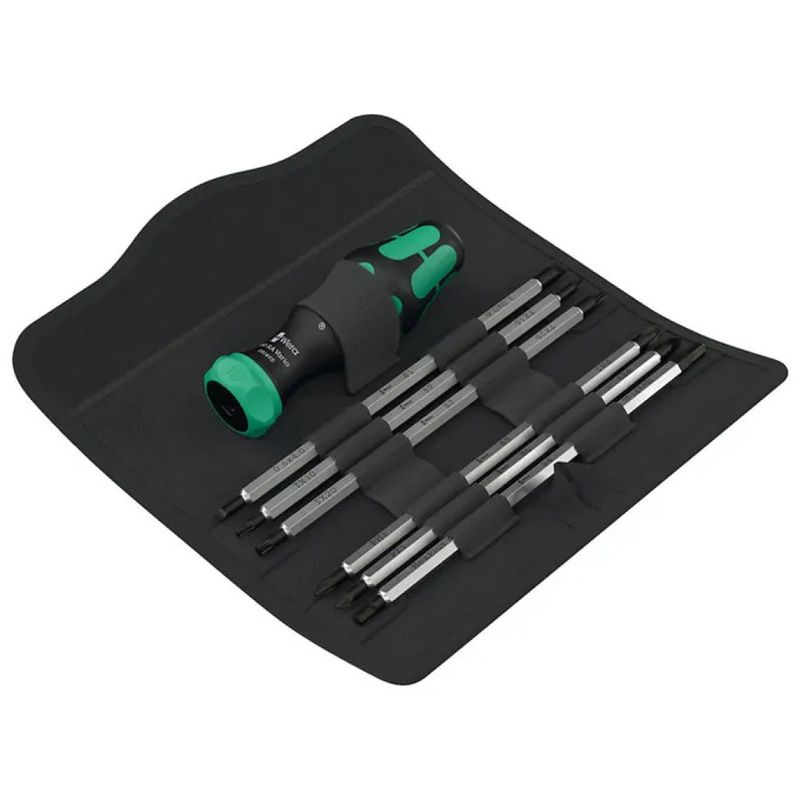 Wera Kraftform Kompakt Vario 05051540001 – Set di cacciaviti a cricchetto, 7 pezzi