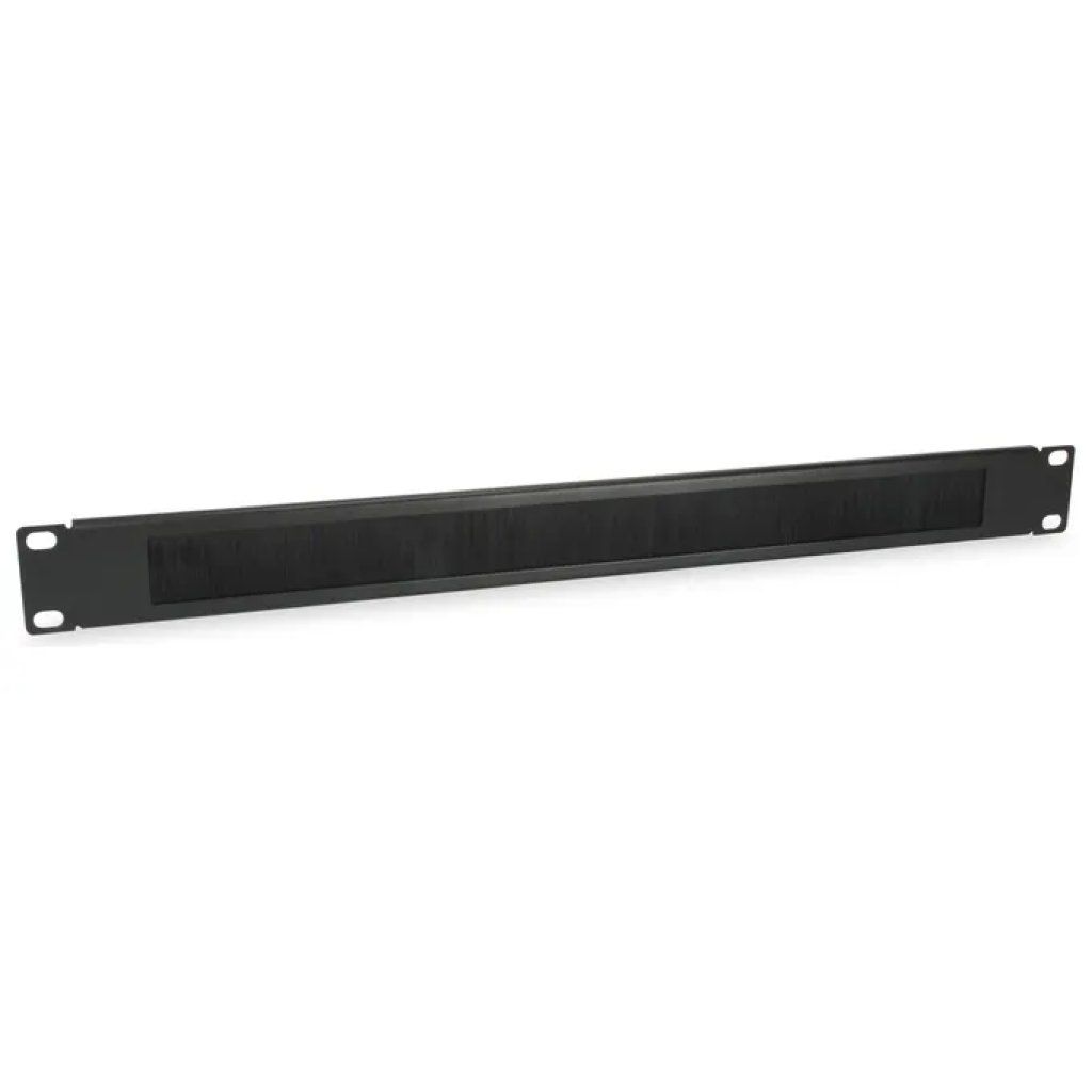 Equip 327413 Pannello Passacavi a Spazzola Rack 19″ 1U Nero