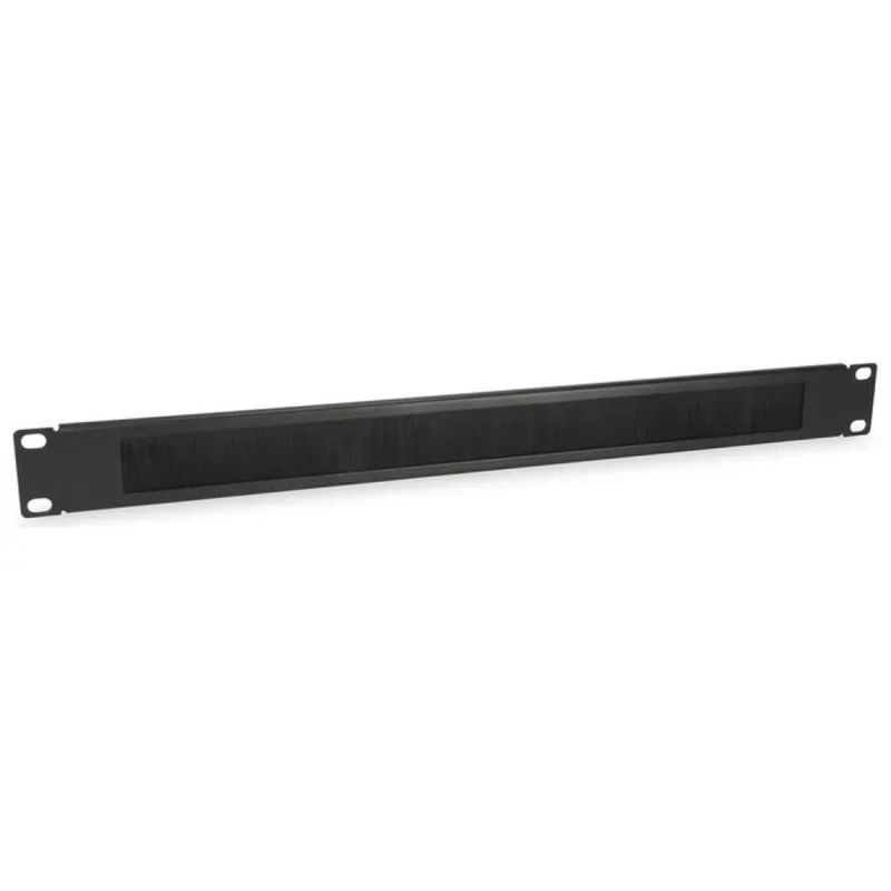 Equip 327413 Pannello Passacavi a Spazzola Rack 19″ 1U Nero