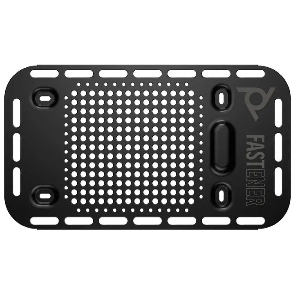 Poly A02FDAA Piastra di Montaggio a Muro per Studio G62, Nera