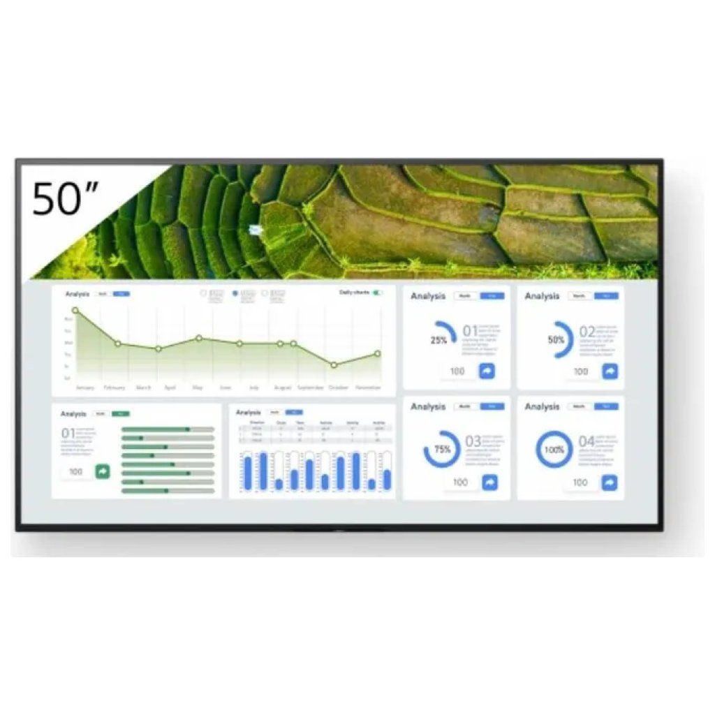 Sony FW-50BZ30L Display professionale 50" 4K UHD