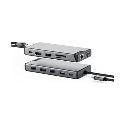 ALOGIC DV3 Docking Station USB-C 12-in-1, 3 Monitor Full HD, 100W PD ALOGIC DV3 Docking Station USB-C 12-in-1, 3 Monitor Full HD, 100W PD