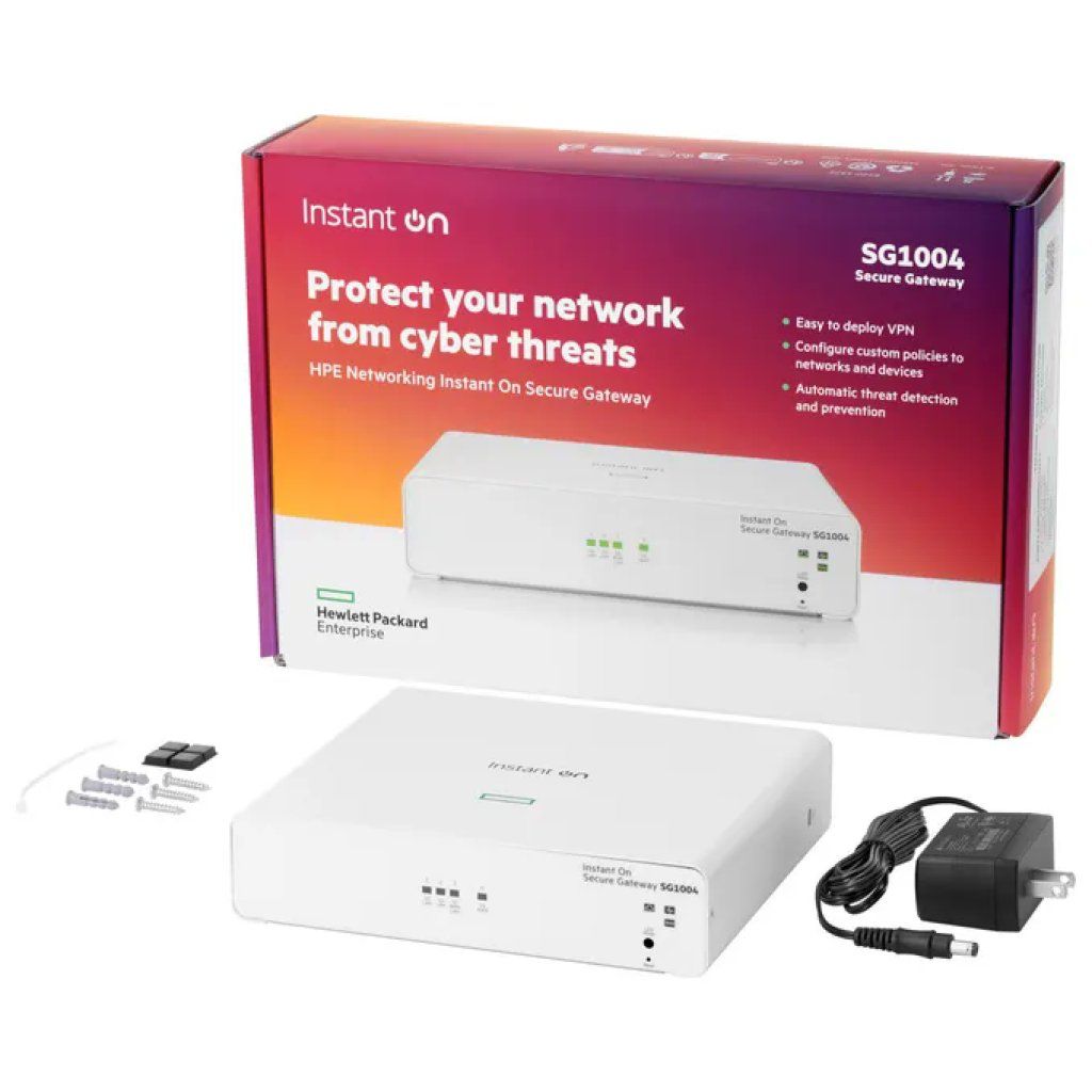 HPE Instant On SG1004 Secure Gateway Gigabit con Firewall e IDS/IPS