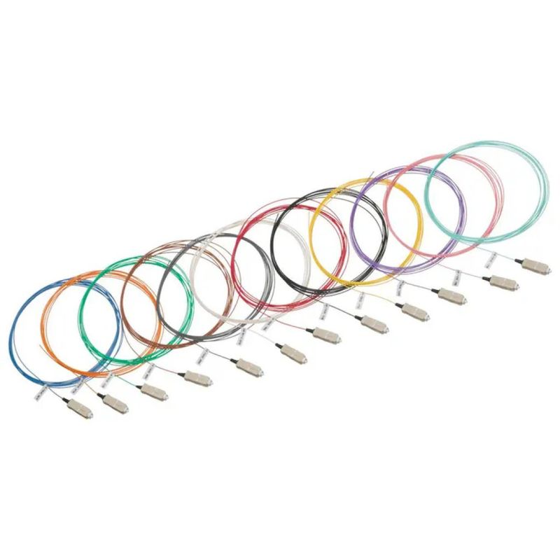 Leviton VPK-S2TLC0000-01 – Kit 12 Pigtail Fibra Ottica LC/UPC OS2, 1 m
