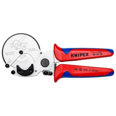 KNIPEX 90 25 25 Tagliatubi per Tubi in Plastica e Compositi 26 mm