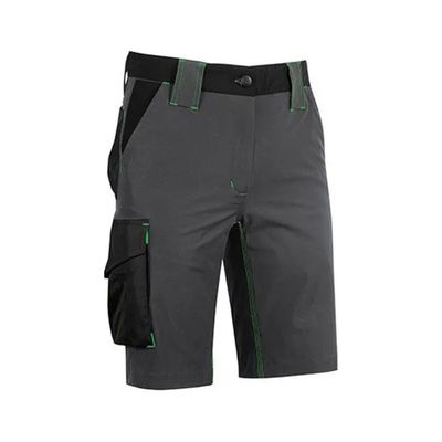 U-Power Mercury FU196RL Bermuda da Lavoro Uomo Slim Fit, Grigio Verde