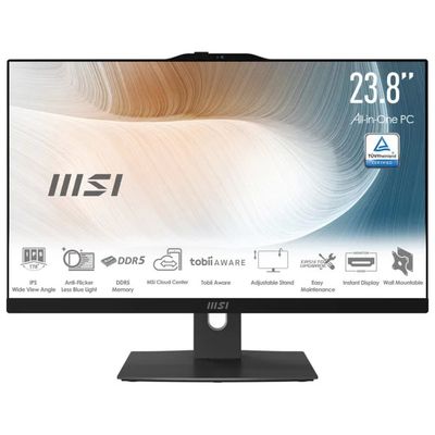 MSI MODERN AM242TP 1M-2267XEU PC All-in-One 23,8'' FHD Touch Intel Core 5-120U 8GB DDR5 SSD 512GB Wi