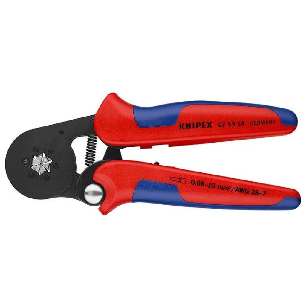 KNIPEX 97 53 14 Pinza crimpatrice autocentrante 180 mm