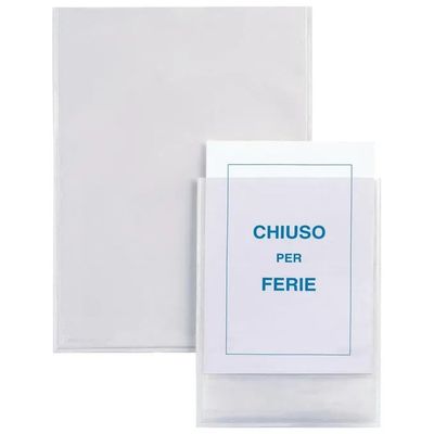 SEI ROTA 321123 – Tasche autoadesive trasparenti A4, 25 pezzi SEI ROTA 321123 – Tasche autoadesive trasparenti A4, 25 pezzi