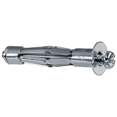 Fischer HM 5x52 S – Tasselli metallici per cartongesso con vite M5x58, confezione da 50