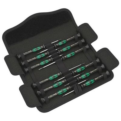 Wera Kraftform Micro Set di Cacciaviti di Precisione, 12 Pezzi