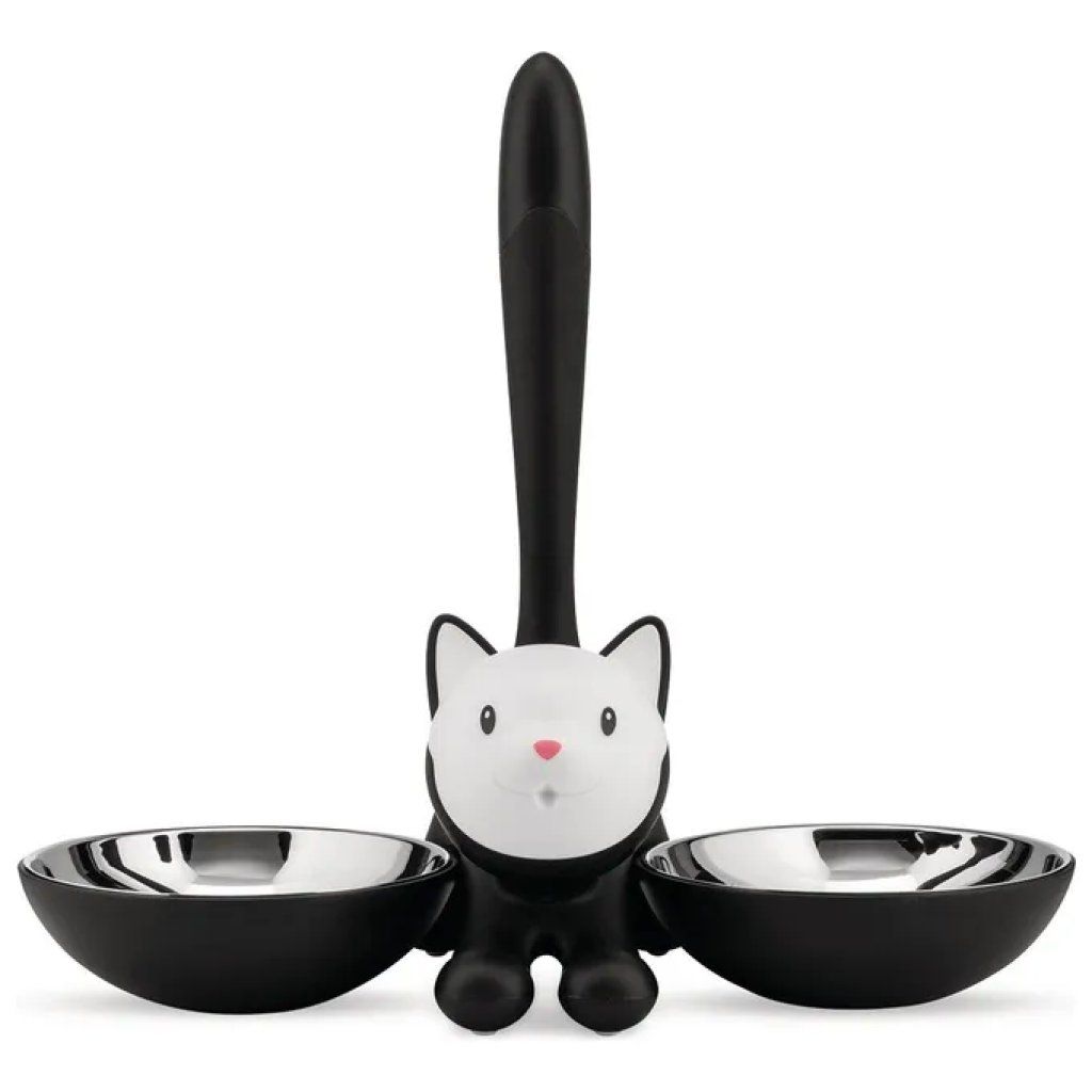 Alessi Tigrito AMMI09B – Ciotola per Gatti Nera, 550 ml Alessi Tigrito AMMI09B – Ciotola per Gatti Nera, 550 ml