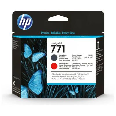 HP 771 CE017A Testina di stampa nero opaco e rosso cromatico