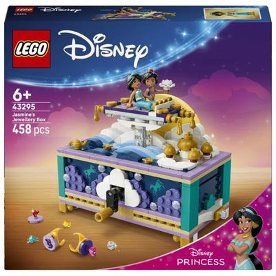 LEGO Disney Princess 43295 – Il portagioie di Jasmine, 458 pezzi
