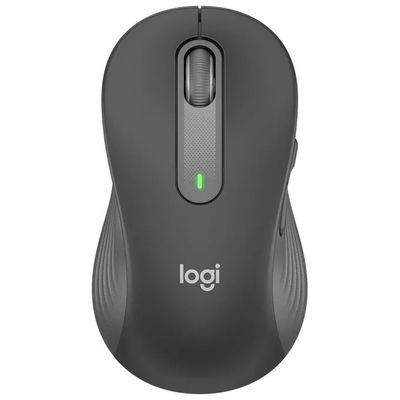Logitech Signature M650 L Mouse Wireless per Mancini, 2000 DPI, SilentTouch, Grafite