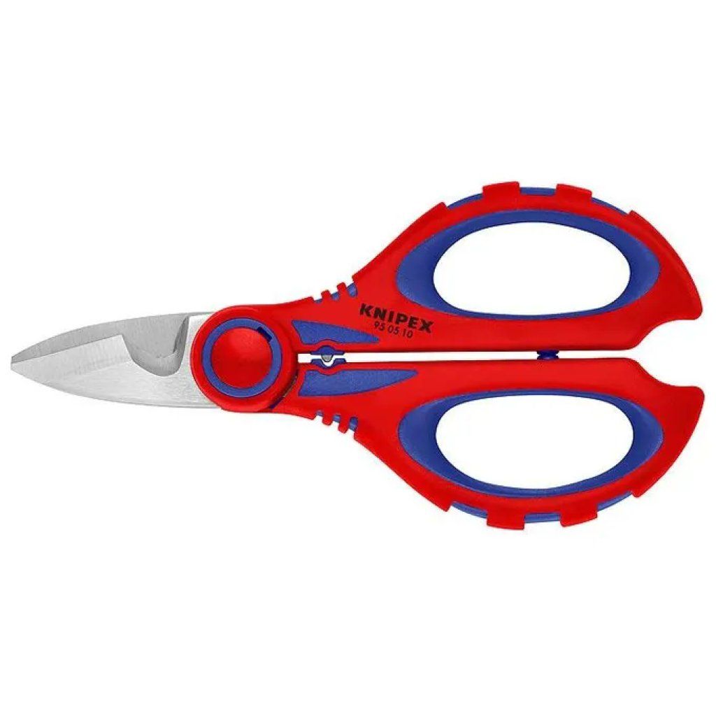 KNIPEX 95 05 10 SB Forbici da elettricista con crimpatura, 160 mm