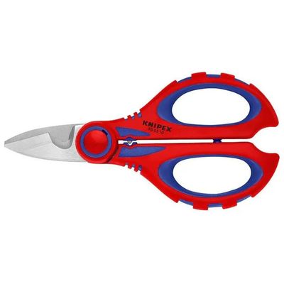 KNIPEX 95 05 10 SB Forbici da elettricista con crimpatura, 160 mm KNIPEX 95 05 10 SB Forbici da elettricista con crimpatura, 160 mm