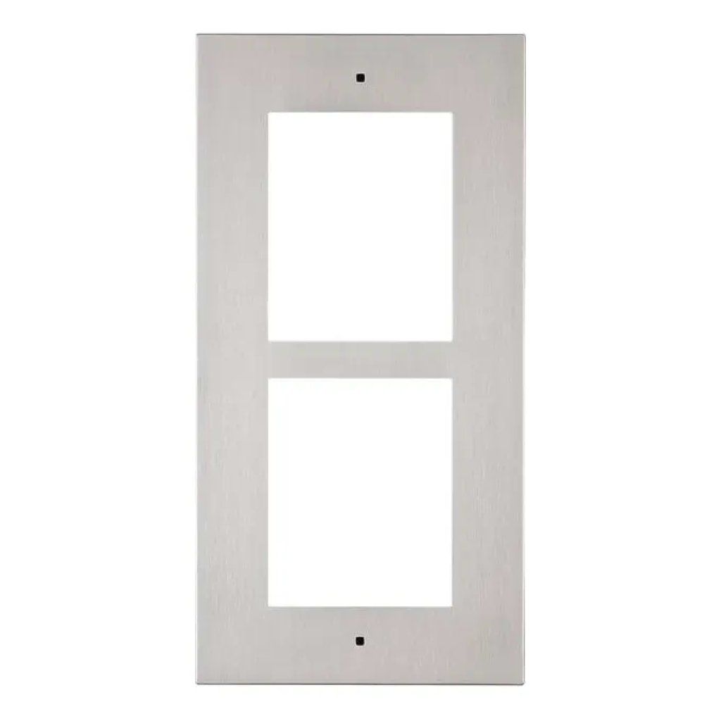 2N 9155012 – Cornice da incasso per Helios IP Verso, 2 moduli, argento