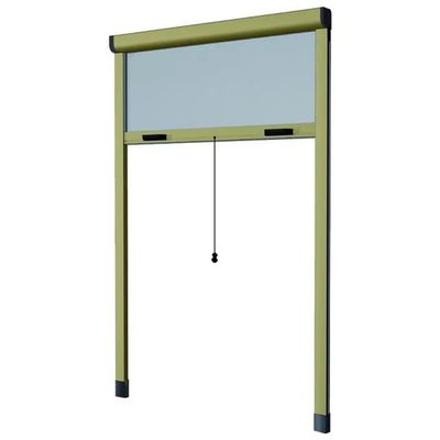 HUFIRMA Zanzariera verticale in alluminio bronzato 140 × 250 cm – Hu-Firma