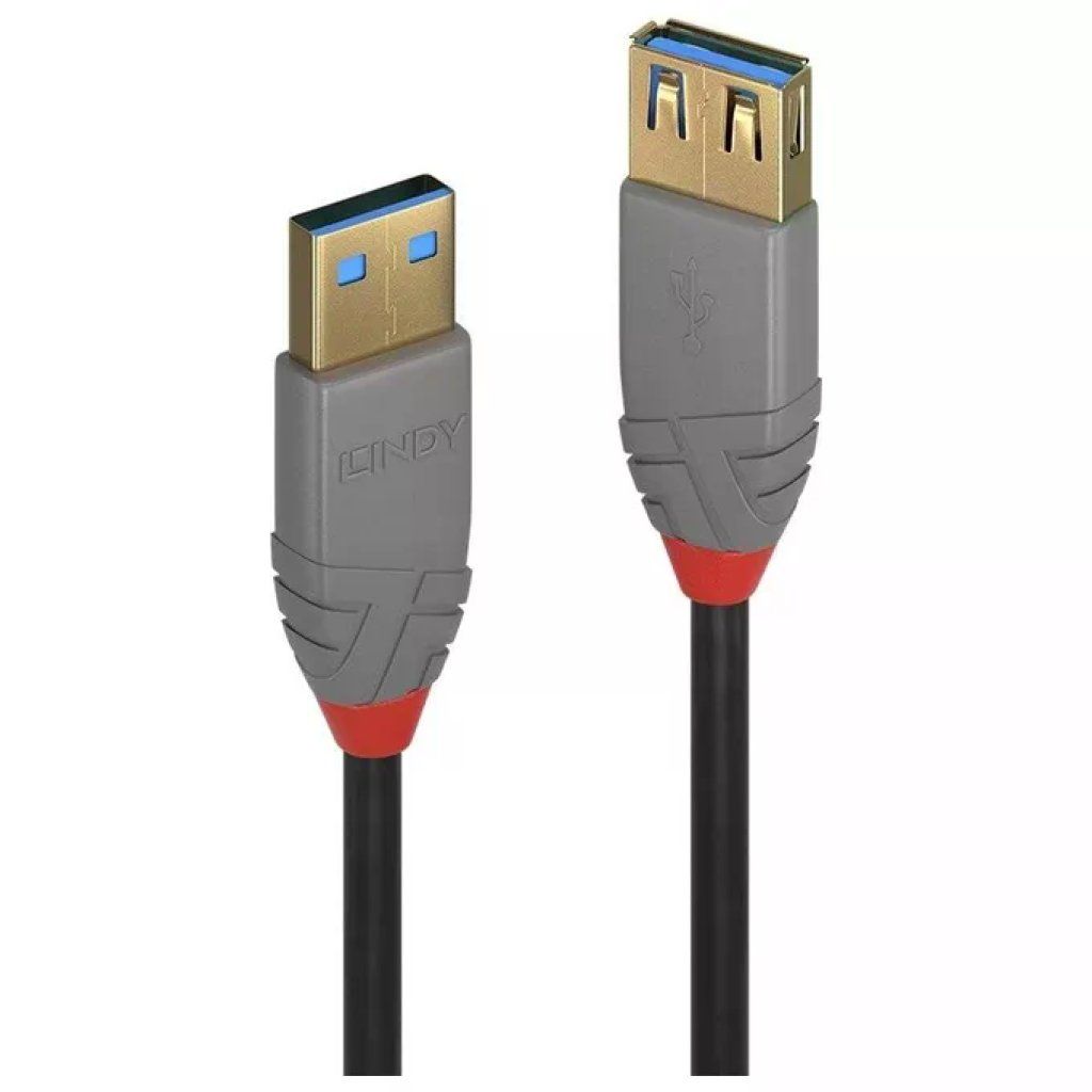 Lindy Anthra Line – Prolunga USB 3.2 Tipo A maschio-femmina, 1 m