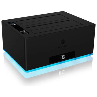 RAIDSONIC ICY BOX IB-127CL-U3 Docking Station SATA USB-A/USB-C per 2 HDD/SSD RAIDSONIC ICY BOX IB-127CL-U3 Docking Station SATA USB-A/USB-C per 2 HDD/SSD