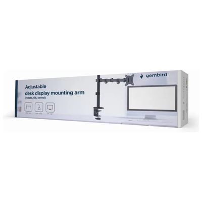 Gembird MA-D1-01 – Braccio Regolabile da Tavolo per Monitor fino a 32” Gembird MA-D1-01 – Braccio Regolabile da Tavolo per Monitor fino a 32”