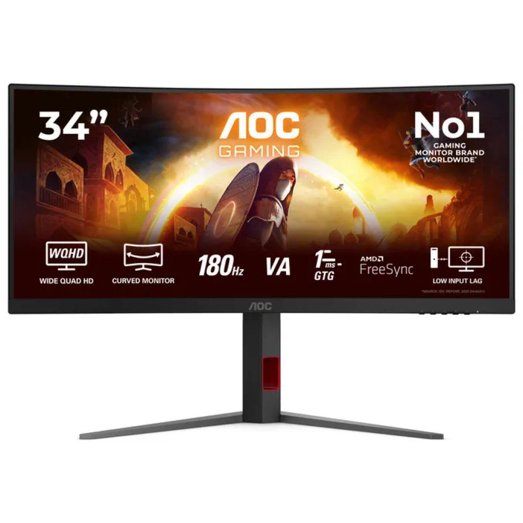 AOC Monitor gaming curvo AOC CU34G4 34" WQHD 180 Hz