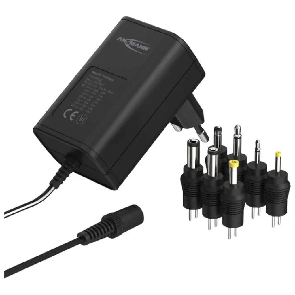 Ansmann APS 600 Alimentatore Universale da 3 a 12 V, 7,2 W