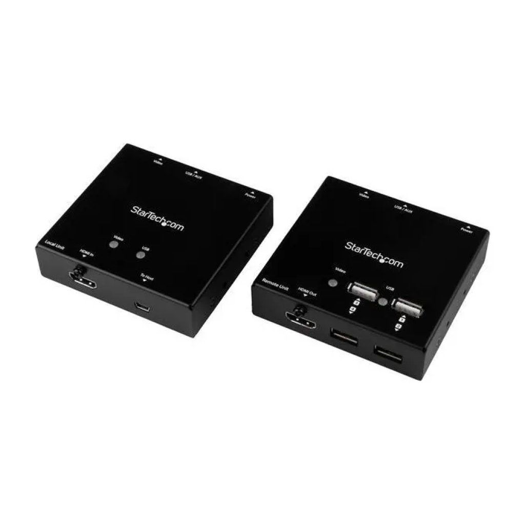 StarTech.com ST121USBHD Extender HDMI su CAT6 con hub USB 4 porte, 50 m, 1080p, nero StarTech.com ST121USBHD Extender HDMI su CAT6 con hub USB 4 porte, 50 m, 1080p, nero