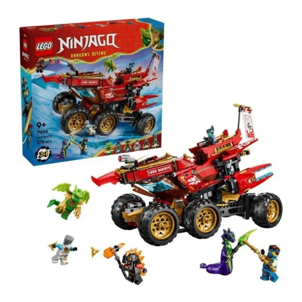 LEGO NINJAGO 71869 Bounty di Terra – Camion 3 in 1 LEGO NINJAGO 71869 Bounty di Terra – Camion 3 in 1