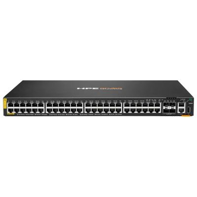 HPE Aruba Networking CX 6200F Switch 48G PoE+ 370 W, 4 porte SFP+
