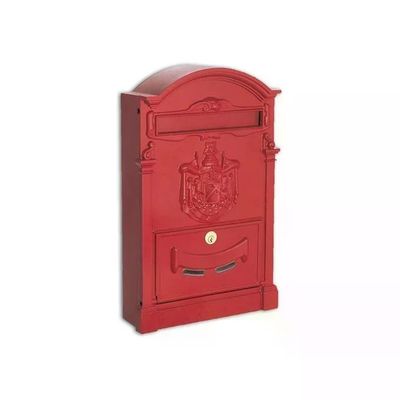 Alubox Residence – Cassetta postale da parete rossa