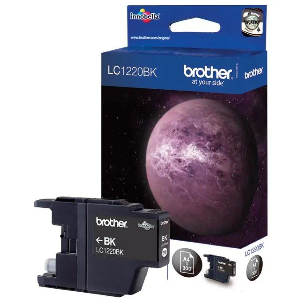 Brother LC-1220BK Cartuccia Inkjet Originale Nera Brother LC-1220BK Cartuccia Inkjet Originale Nera