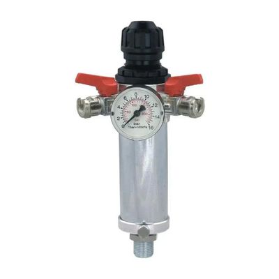 ANI Regolatore di pressione ANI 31/I con filtro e manometro, 2 AIR, 0–16 bar, attacco 1/2" BSP