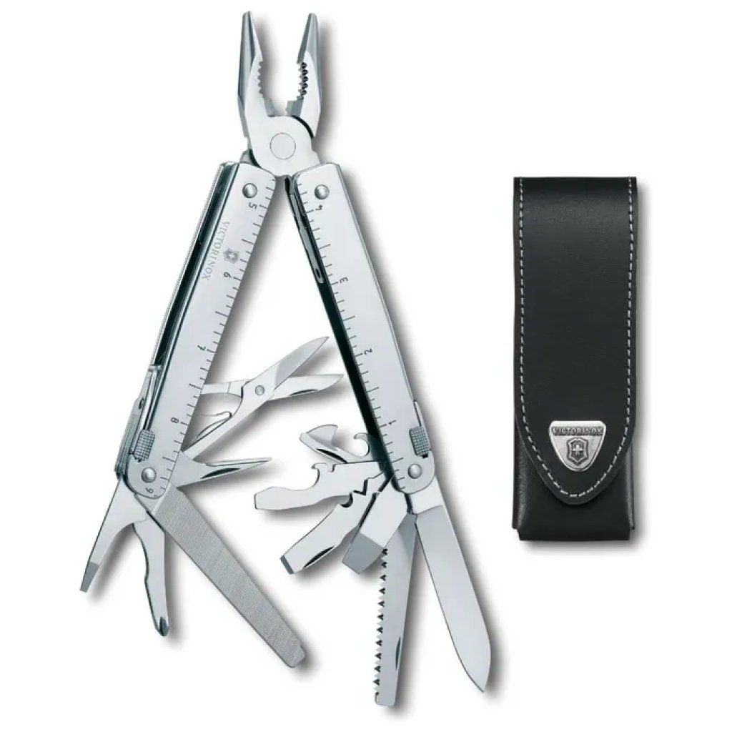 Victorinox Swiss Tool X Multitool 26 Funzioni con Custodia in Pelle Victorinox Swiss Tool X Multitool 26 Funzioni con Custodia in Pelle