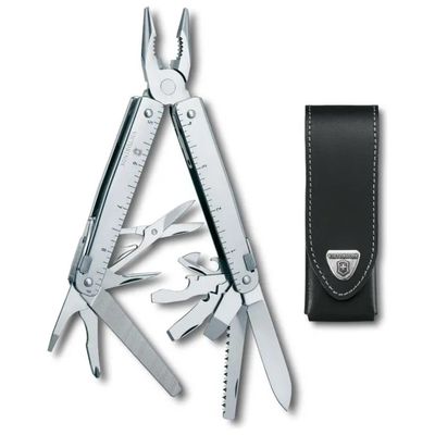 Victorinox Swiss Tool X Multitool 26 Funzioni con Custodia in Pelle