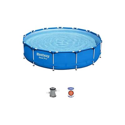 Bestway Steel Pro Piscina Fuori Terra 396 x 84 cm con Pompa