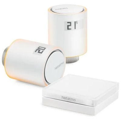 Netatmo NVP-IT Kit Starter con 2 Valvole Termostatiche Intelligenti