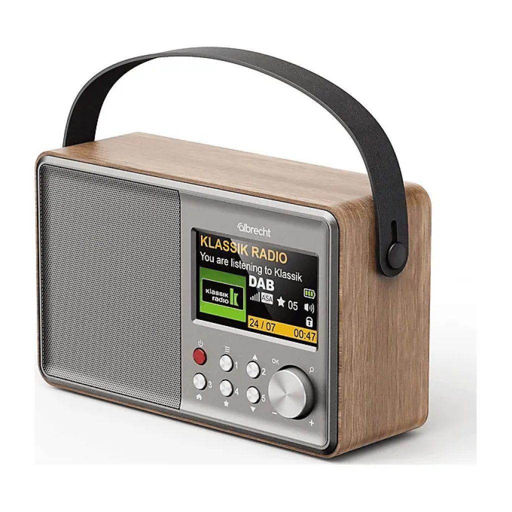 Albrecht DR862 Comfort Radio DAB+/FM Bluetooth 5.4, grigio legno Albrecht DR862 Comfort Radio DAB+/FM Bluetooth 5.4, grigio legno