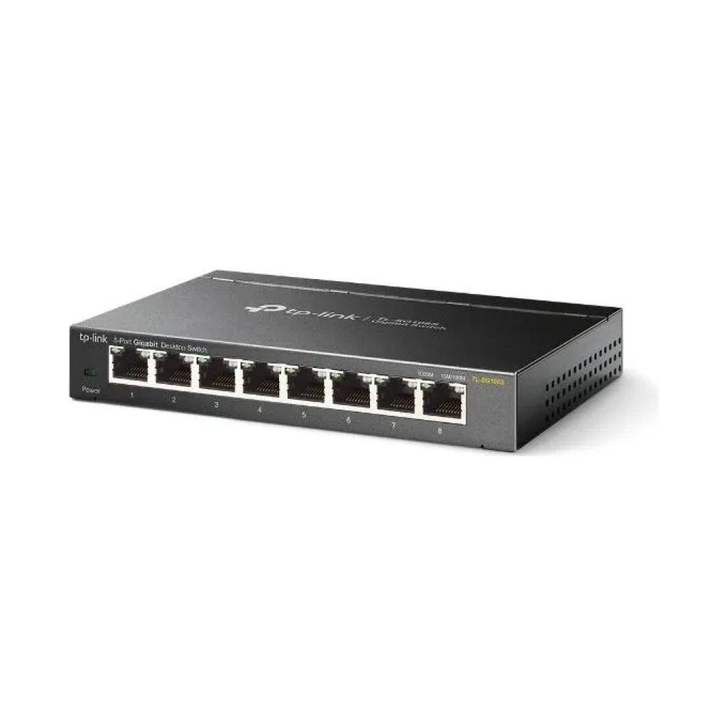 TP-Link TL-SG108S Switch Gigabit Ethernet 8 porte