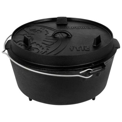 Petromax FT12 Dutch Oven in ghisa, 11,5 L, nero