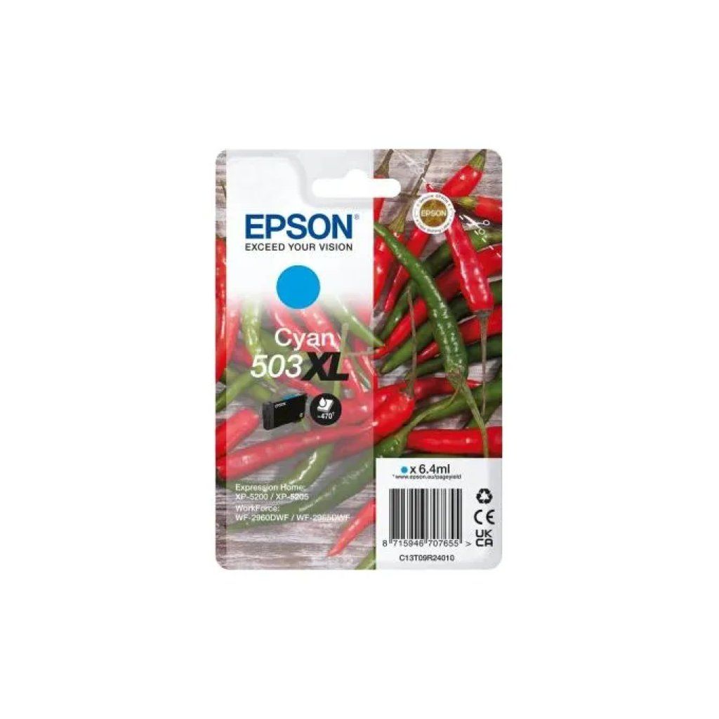 Epson 503XL Ciano – Cartuccia d'inchiostro originale 6,4 ml