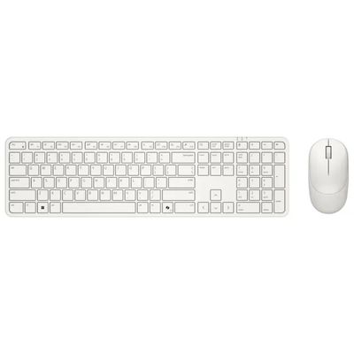 Dell Pro 5 KM526 Kit Tastiera e Mouse Wireless QWERTY US International, Bianco