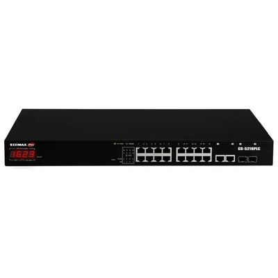 EDIMAX GS-5216PLC Switch Gigabit PoE+ gestito a 18 porte