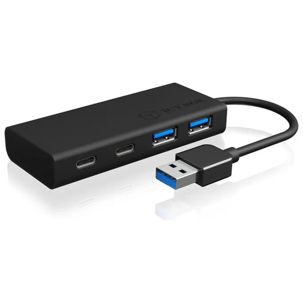Raidsonic ICY BOX IB-HUB1426-U3 Hub USB 3.0 a 4 porte